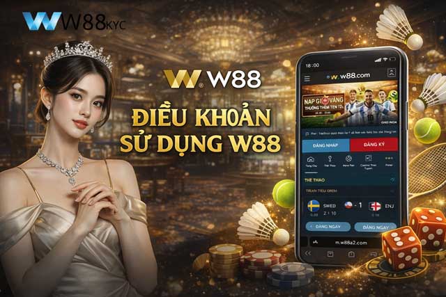 Điều Khoản Sử Dụng W88 1 Bản điều khoản sử dụng chính thức tại hệ thống nhà cái W88 Exoflex